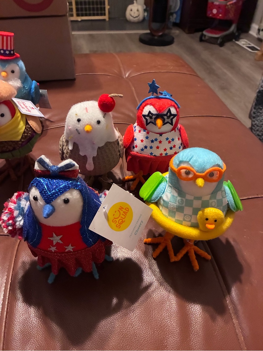 Sun Squad felt birds-summer and duos